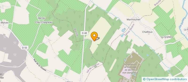 localisation de l'entreprise MONSIEUR KEVIN GUTIERREZ  SALIGNAC-SUR-CHARENTE