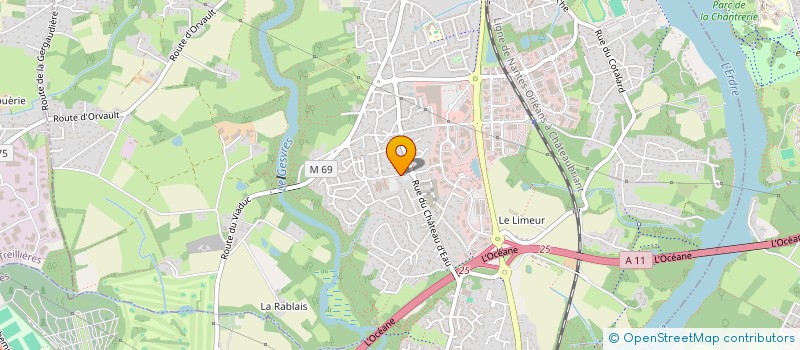 localisation de l'entreprise MONSIEUR KEVIN GUYOT à LA CHAPELLE-SUR-ERDRE