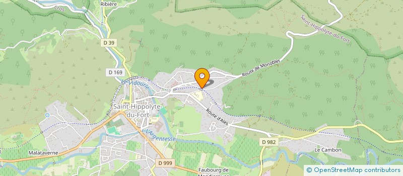 localisation de l'entreprise MONSIEUR KEVIN HABERT  SAINT-HIPPOLYTE-DU-FORT