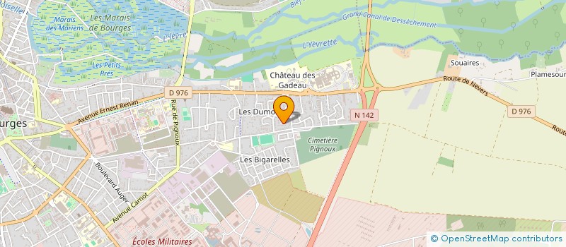 localisation de l'entreprise MONSIEUR KEVIN HABONIMANA  BOURGES