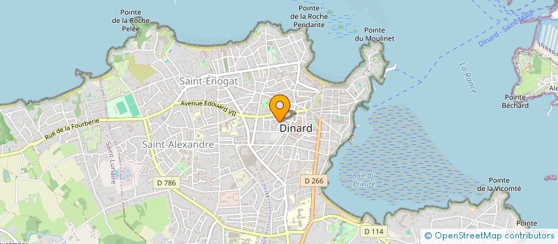 localisation de l'entreprise MONSIEUR KEVIN HAMARD  DINARD