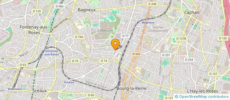 localisation de l'entreprise MONSIEUR KEVIN HAMET à BAGNEUX