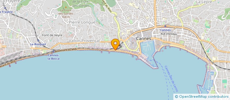 localisation de l'entreprise MONSIEUR KEVIN HANNOUNA à CANNES