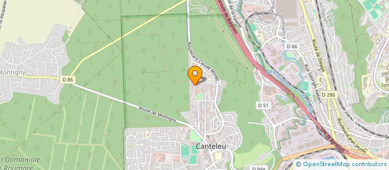 localisation de l'entreprise MONSIEUR KEVIN HAOUARI  CANTELEU