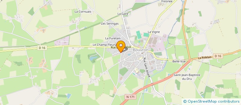 localisation de l'entreprise MONSIEUR KEVIN HAREAU  BOUVRON