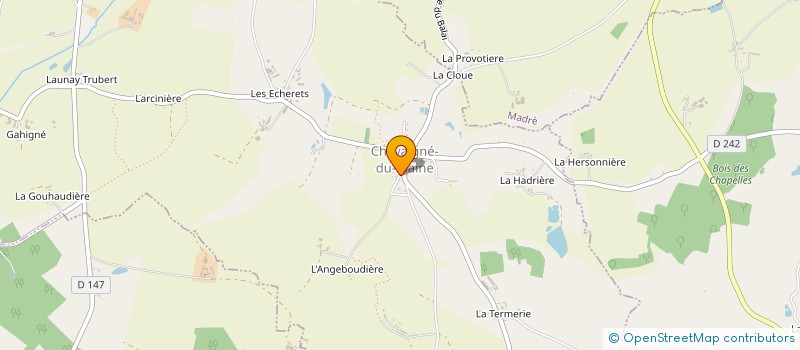 localisation de l'entreprise MONSIEUR KEVIN HAREL  CHEVAIGNE-DU-MAINE