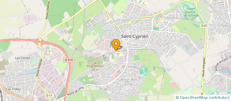 localisation de l'entreprise MONSIEUR KEVIN HARIST  SAINT-CYPRIEN