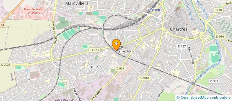 localisation de l'entreprise MONSIEUR KEVIN HAUTERVILLE à LUCE