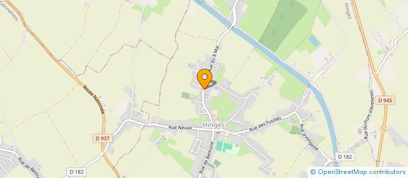 localisation de l'entreprise MONSIEUR KEVIN HAVET  HINGES