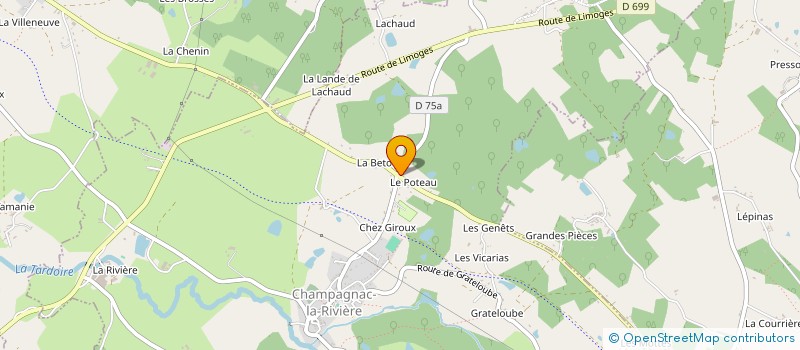 localisation de l'entreprise MONSIEUR KEVIN HEATON à CHAMPAGNAC-LA-RIVIERE
