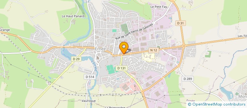 localisation de l'entreprise MONSIEUR KEVIN HEGO  ERNEE