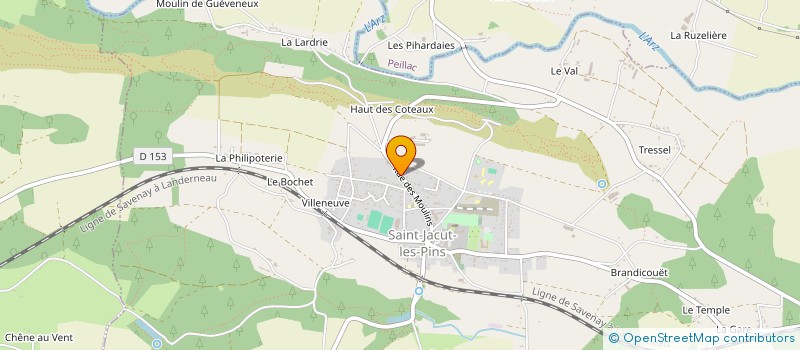 localisation de l'entreprise MONSIEUR KEVIN HEGO  SAINT-JACUT-LES-PINS