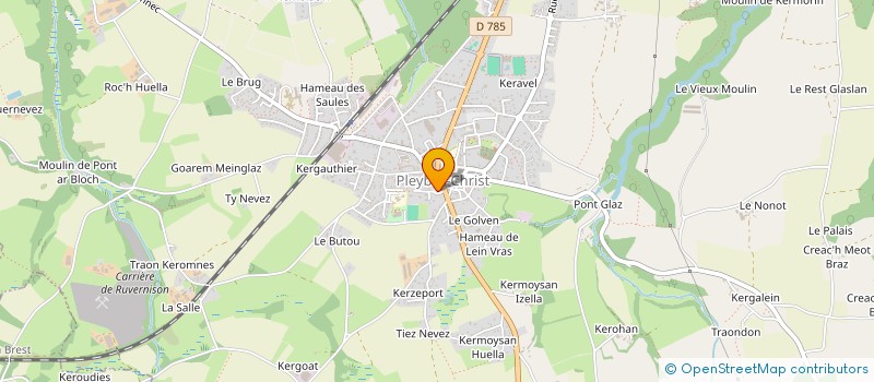 localisation de l'entreprise MONSIEUR KEVIN HELARY  PLEYBER-CHRIST