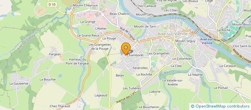 localisation de l'entreprise MONSIEUR KEVIN HELFRID  AIXE-SUR-VIENNE