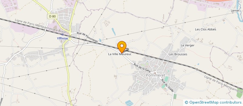 localisation de l'entreprise MONSIEUR KEVIN HENIN  POMMERET