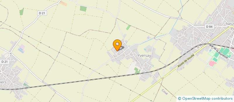 localisation de l'entreprise MONSIEUR KEVIN HENNION  YVERSAY