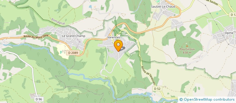 localisation de l'entreprise MONSIEUR KEVIN HEREMBOURG  CHANONAT