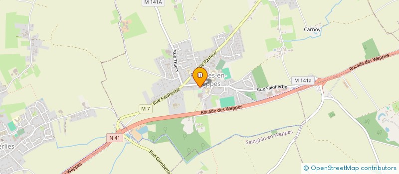 localisation de l'entreprise MONSIEUR KEVIN HERMANT  FOURNES-EN-WEPPES