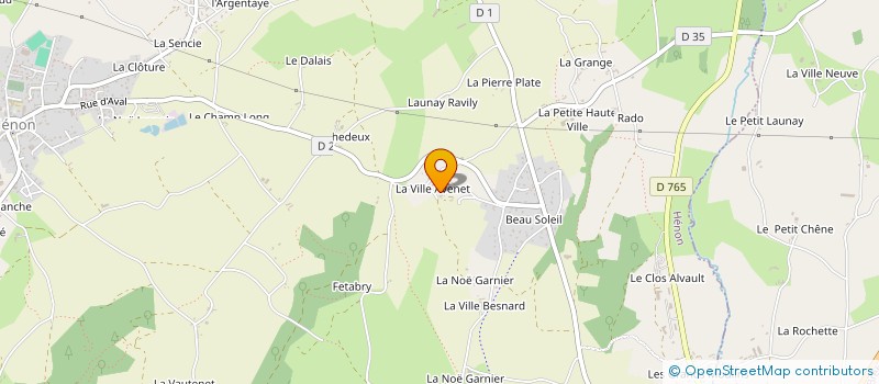 localisation de l'entreprise MONSIEUR KEVIN HERPEUX  HENON