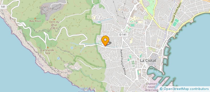 localisation de l'entreprise MONSIEUR KEVIN HERRERO  LA CIOTAT