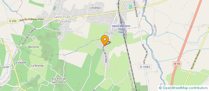 localisation de l'entreprise MONSIEUR KEVIN HERREROS  SAINT-MARIENS