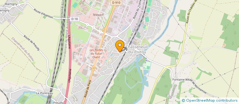 localisation de l'entreprise MONSIEUR KEVIN HILAIRET  CHASSENEUIL-DU-POITOU