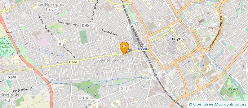 localisation de l'entreprise MONSIEUR KEVIN HIPPOLYTE  SAINTE-SAVINE