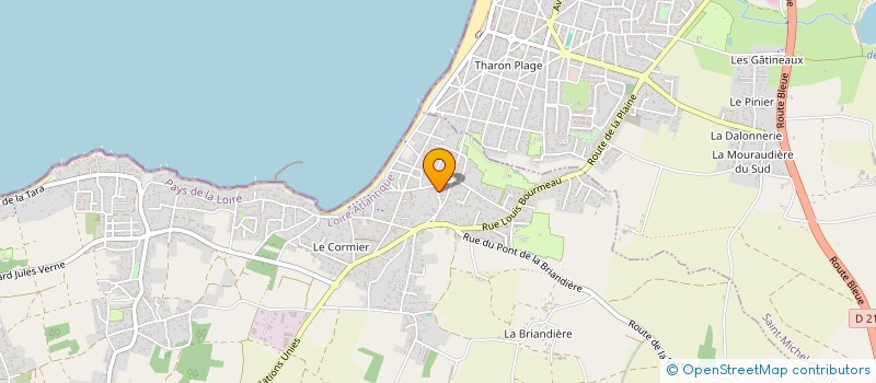 localisation de l'entreprise MONSIEUR KEVIN HODE à LA PLAINE-SUR-MER