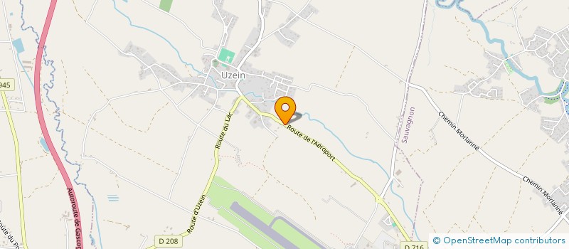 localisation de l'entreprise MONSIEUR KEVIN HONORE  UZEIN