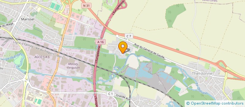 localisation de l'entreprise MONSIEUR KEVIN HORN  THERDONNE