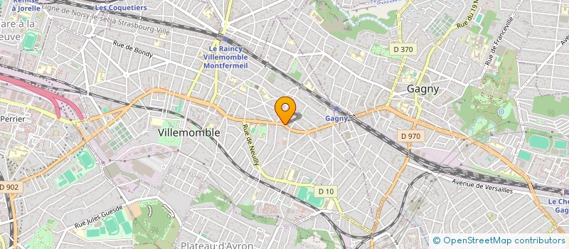 localisation de l'entreprise MONSIEUR KEVIN HOUDART  VILLEMOMBLE