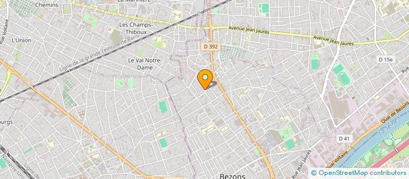 localisation de l'entreprise MONSIEUR KEVIN HOUDAYER à BEZONS