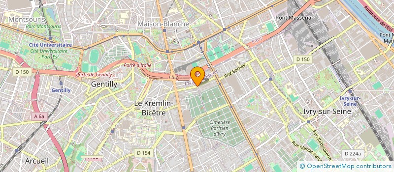 localisation de l'entreprise MONSIEUR KEVIN HOUR  LE KREMLIN-BICETRE