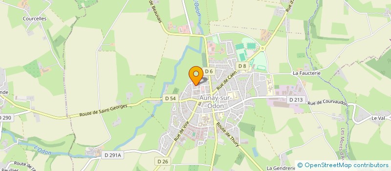 localisation de l'entreprise MONSIEUR KEVIN HUBERT  LES MONTS D'AUNAY