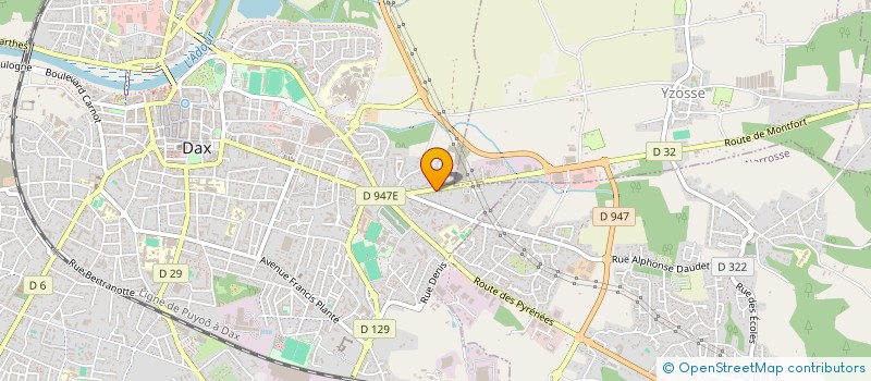 localisation de l'entreprise MONSIEUR KEVIN HUERDO  DAX