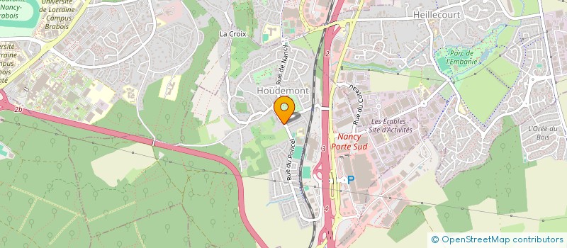 localisation de l'entreprise MONSIEUR KEVIN HUET  HOUDEMONT