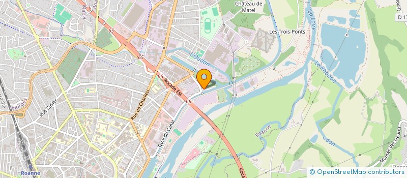 localisation de l'entreprise MONSIEUR KEVIN HUGUENIN  ROANNE