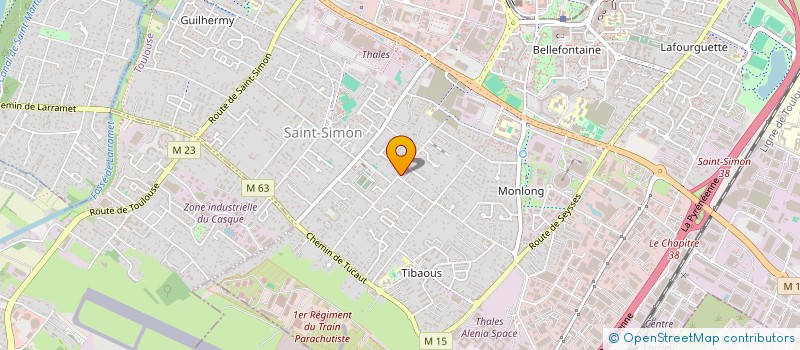 localisation de l'entreprise MONSIEUR KEVIN HUTIN à TOULOUSE