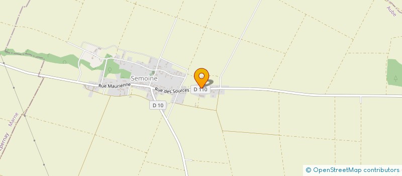 localisation de l'entreprise MONSIEUR KEVIN HUYET  CHAMPIGNY-SUR-AUBE