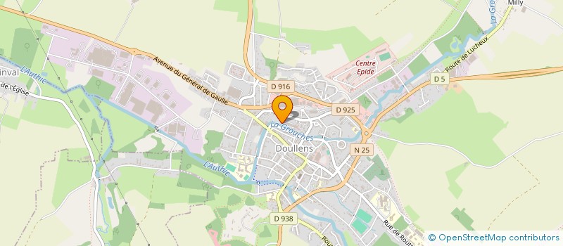 localisation de l'entreprise MONSIEUR KEVIN IDEZ  DOULLENS