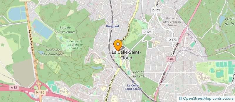 localisation de l'entreprise MONSIEUR KEVIN INNOU  LA CELLE-SAINT-CLOUD