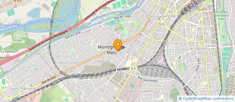 localisation de l'entreprise MONSIEUR KEVIN INQUIETE  MONTIGNY-LES-METZ