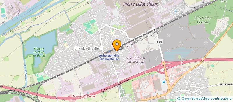 localisation de l'entreprise MONSIEUR KEVIN ISAMBERT  AUBERGENVILLE