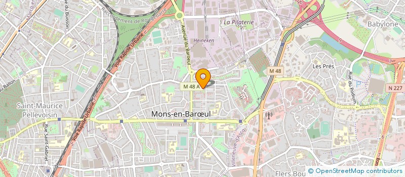 localisation de l'entreprise MONSIEUR KEVIN JACCOB  MONS-EN-BARUL