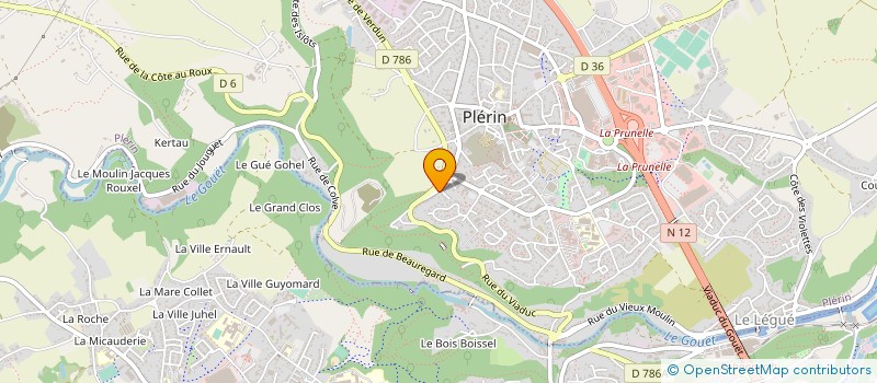 localisation de l'entreprise MONSIEUR KEVIN JAFFRELOT  LE VIEUX-BOURG