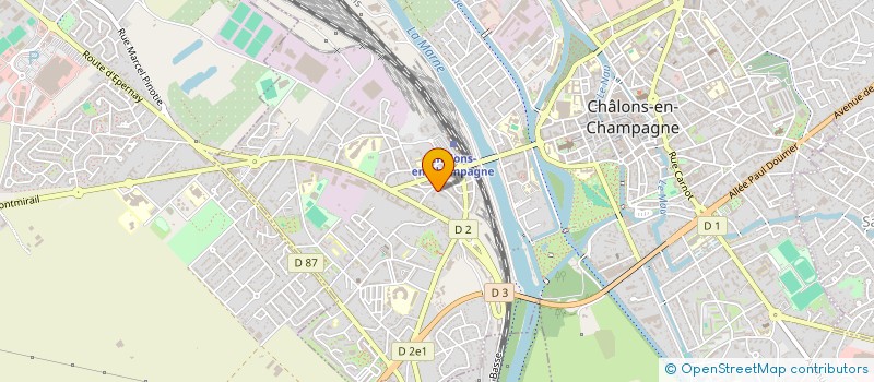 localisation de l'entreprise MONSIEUR KEVIN JAMAIN  CHALONS-EN-CHAMPAGNE