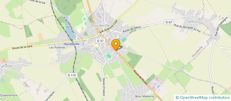 localisation de l'entreprise MONSIEUR KEVIN JAMET  DOUDEVILLE