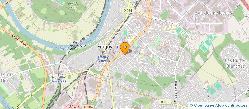 localisation de l'entreprise MONSIEUR KEVIN JANSSENS  ERAGNY