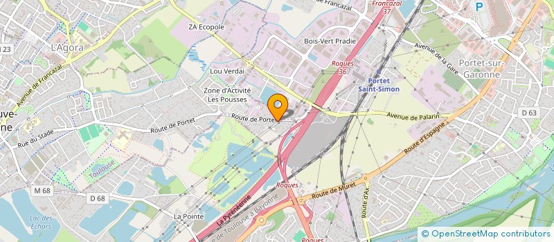 localisation de l'entreprise MONSIEUR KEVIN JAYOT  VALDURENQUE