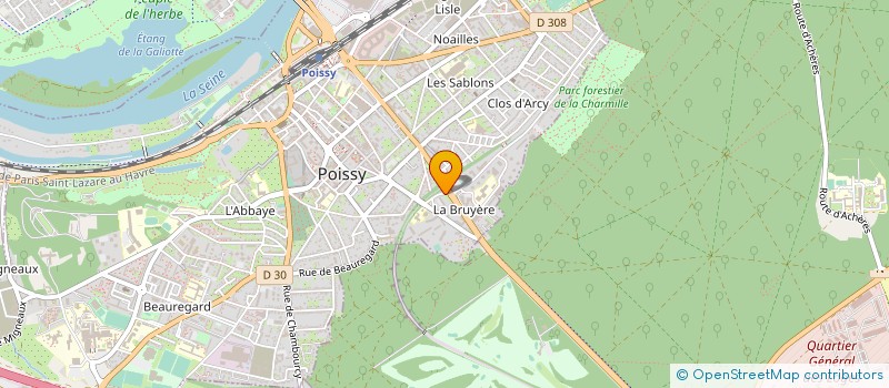 localisation de l'entreprise MONSIEUR KEVIN JEAN-PHILIPPE  POISSY